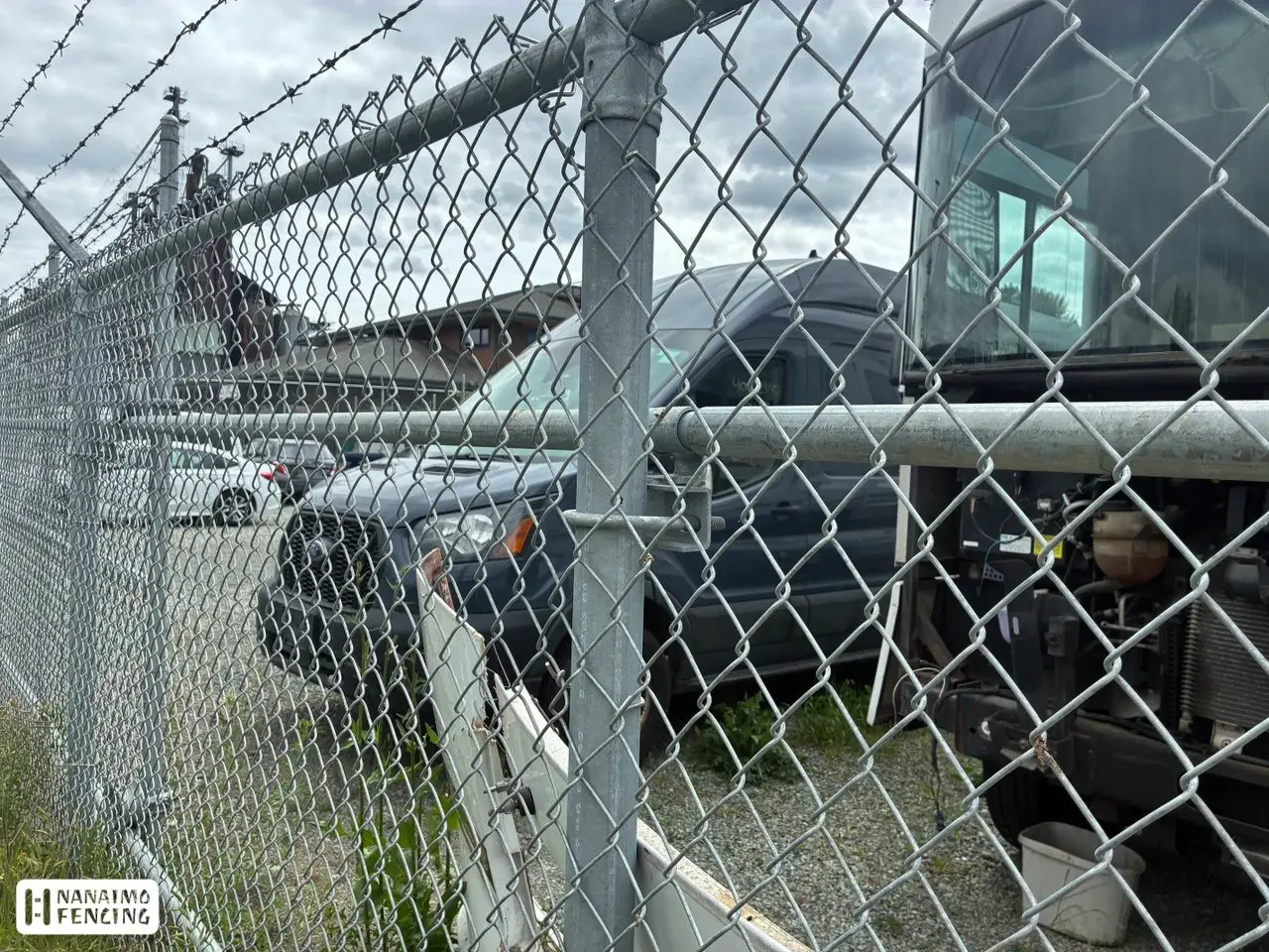 Commercial Chain Link Fence Installation in Nanaimo